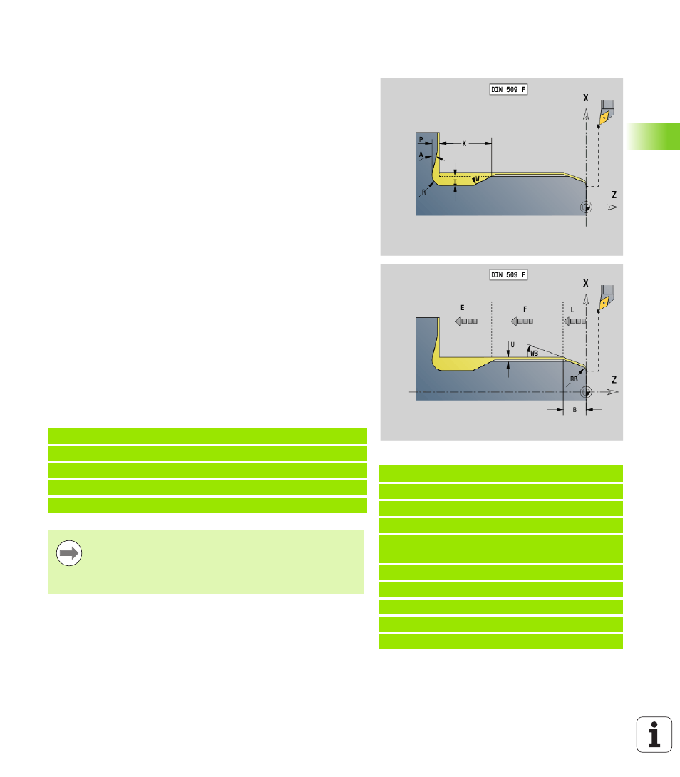 Dégagement din 509 f avec usinage du cylindre g852 HEIDENHAIN SW