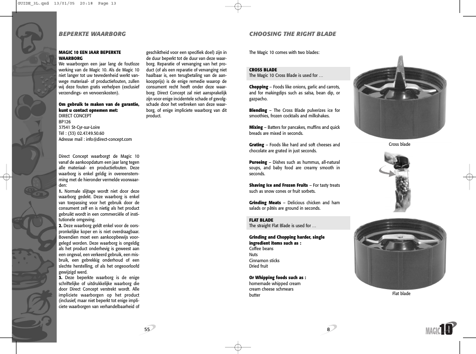 Magic Bullet Magic10 Manuel d