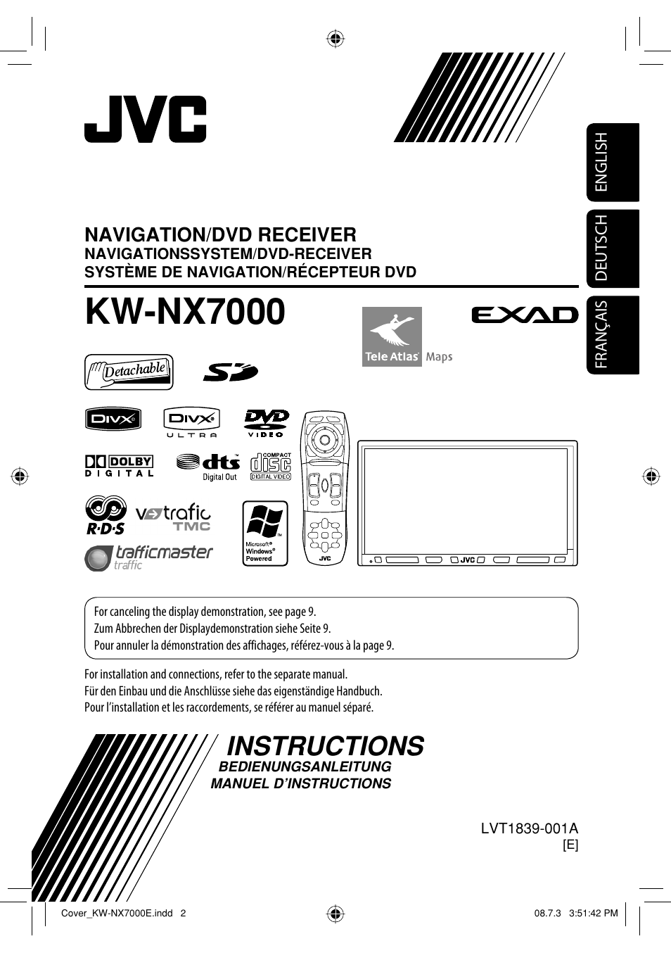 JVC KW-NX7000 MANUAL PDF