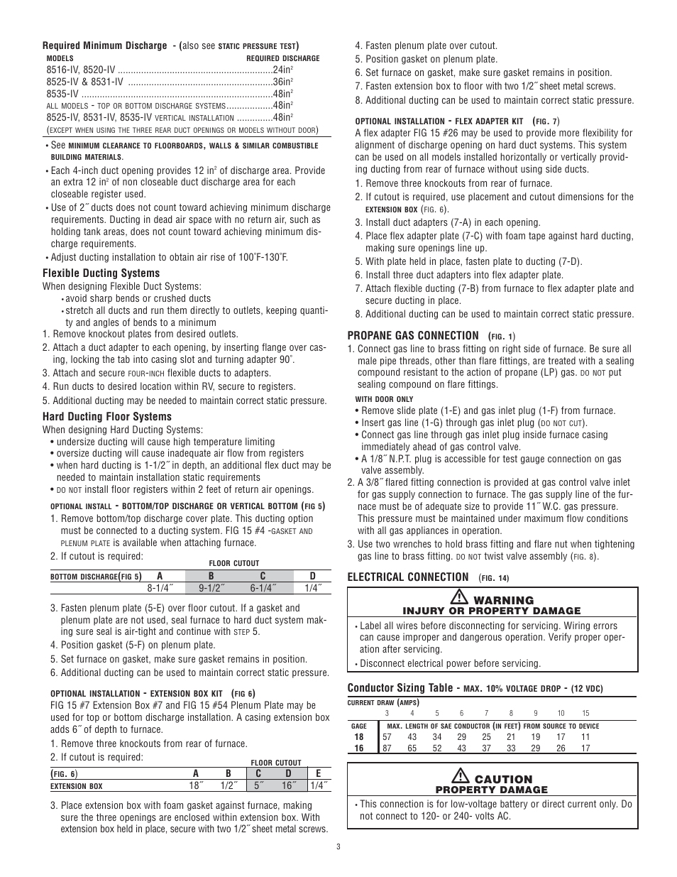 Atwood Furnace 8535 Iv Dclp Service Manual