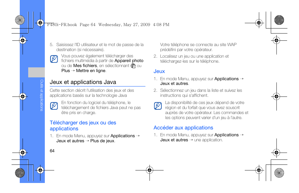 des jeux pour samsung f480