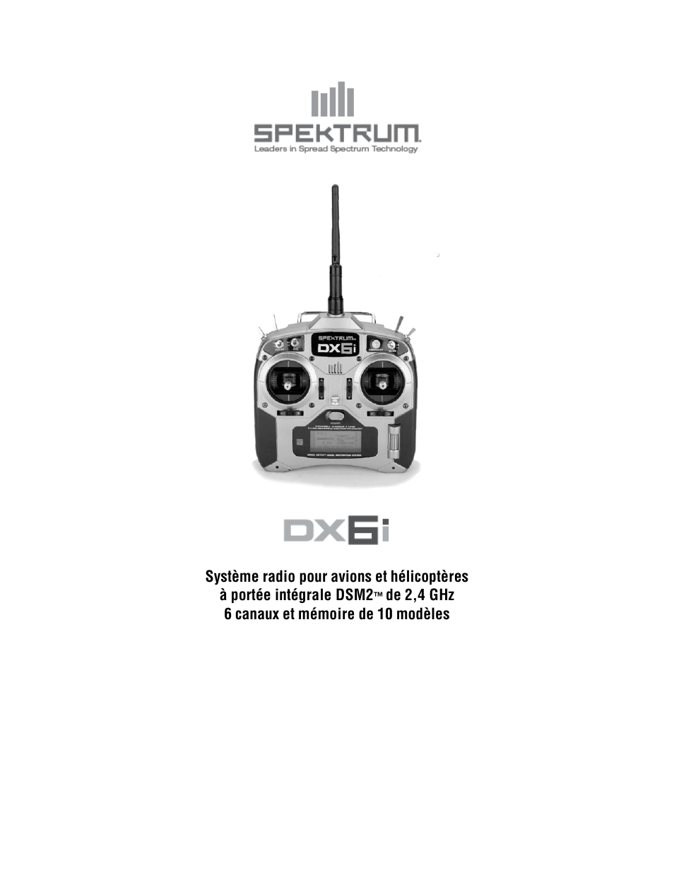 Spektrum DX6i Manuel d