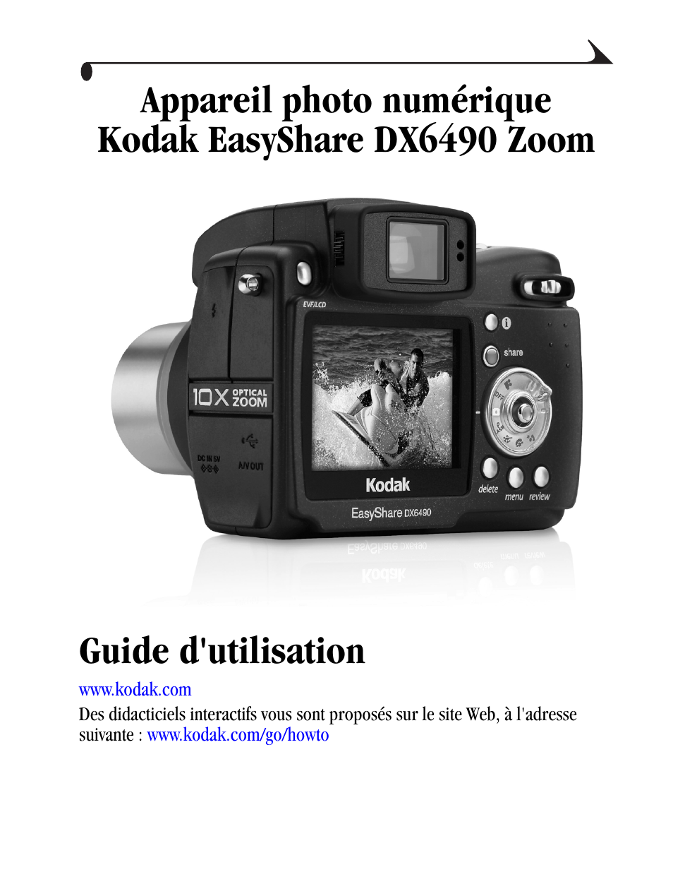 Kodak DX6490 Manuel d'utilisation | Pages: 168