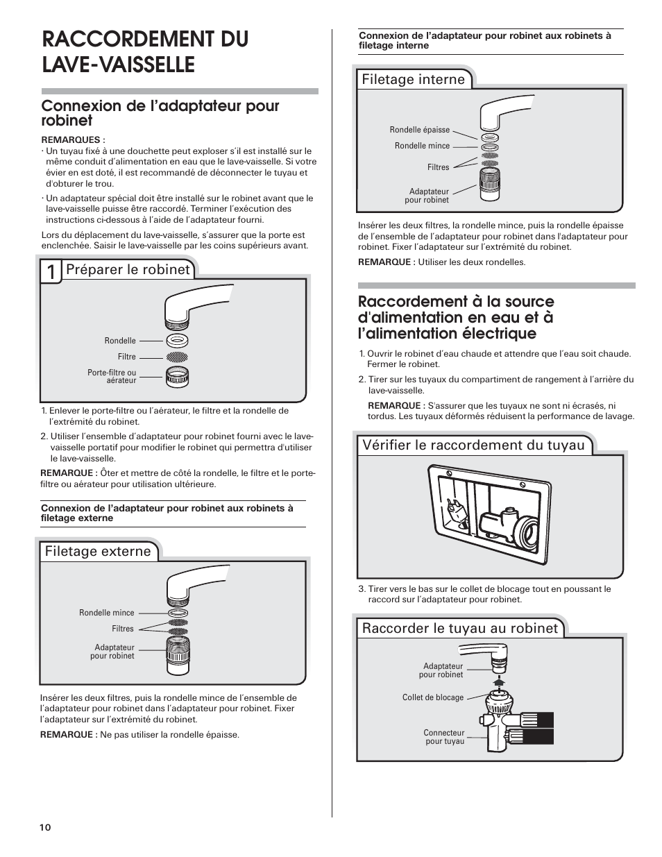 raccordement du lave vaisselle connexion de ladaptateur pour robinet prparer le robinet filetage externe whirlpool wdp350paab manuel dutilisation - Adaptateur Robinet Lave Vaisselle raccordement du lave vaisselle connexion de ladaptateur pour robinet prparer le robinet filetage externe whirlpool wdp350paab manuel dutilisation - Adaptateur Robinet Lave Vaisselle