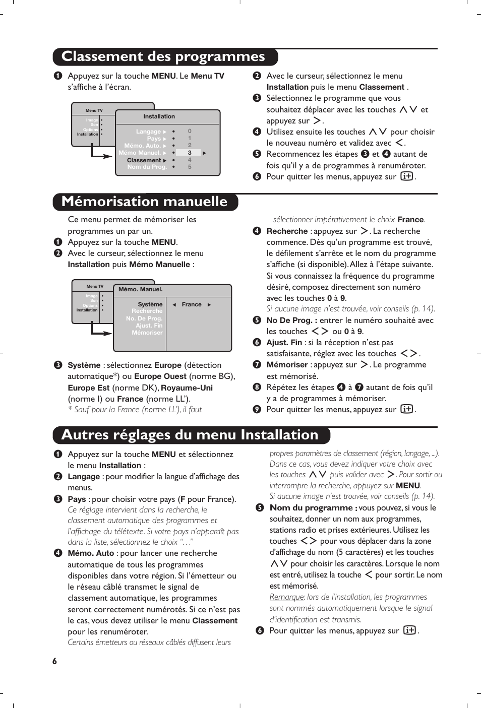Message Pas De Programme Disponible Tv Philips Philips Téléviseur Manuel d'utilisation | Page 7 / 17 | Aussi pour: Flat TV
