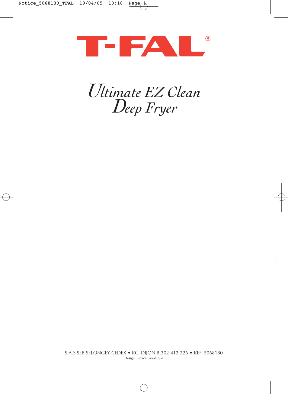 TFal Ultimate EZ Clean Manuel d'utilisation Pages 30