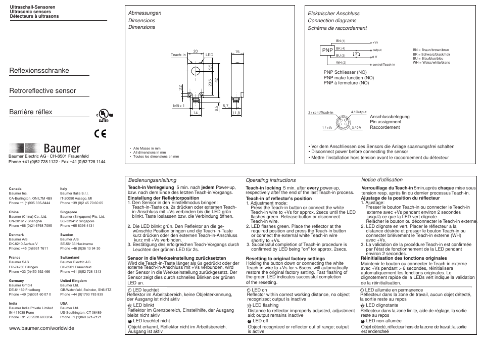 Baumer Ch 8501 Manual Transmission