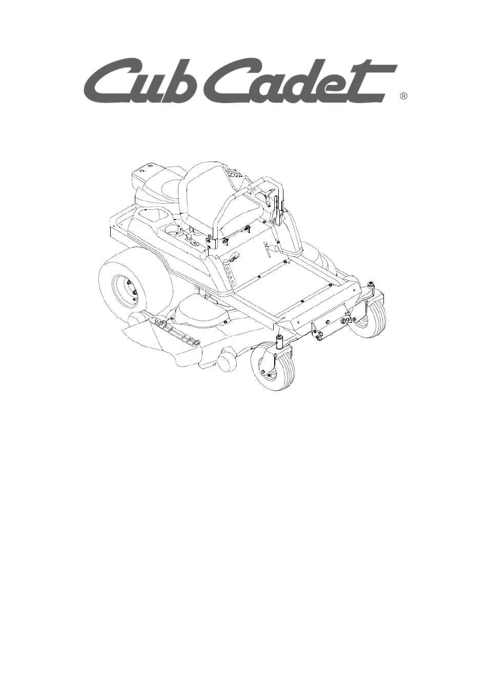 Cub Cadet RZT 54 Manuel d