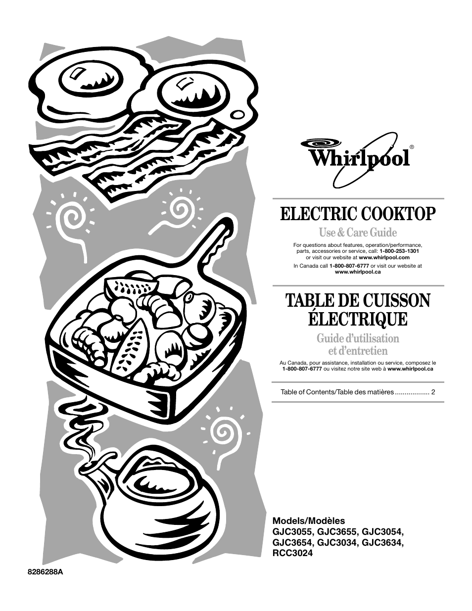 Whirlpool GJC3055 Manuel d'utilisation | Pages: 28