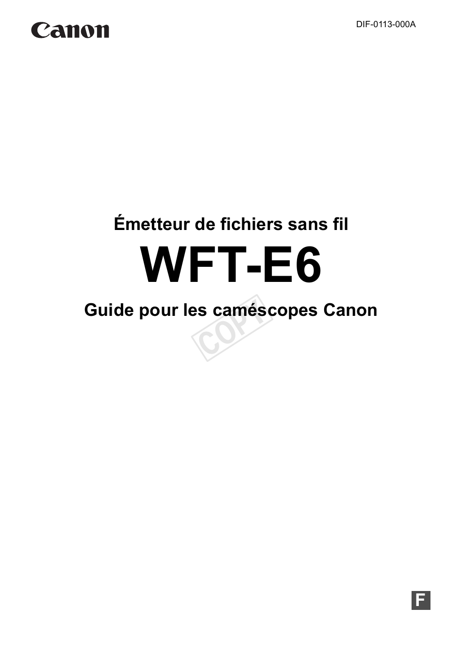 Canon EOS C500 PL Manuel d'utilisation | Pages: 44