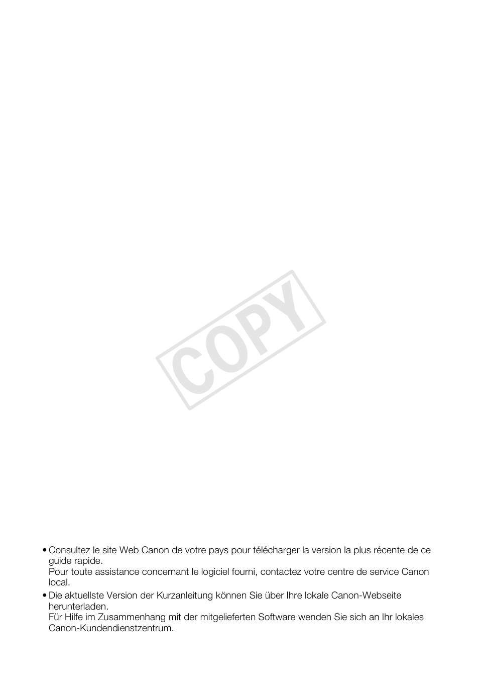 Cop y | Canon XA25 Manuel d'utilisation | Page 190 / 191