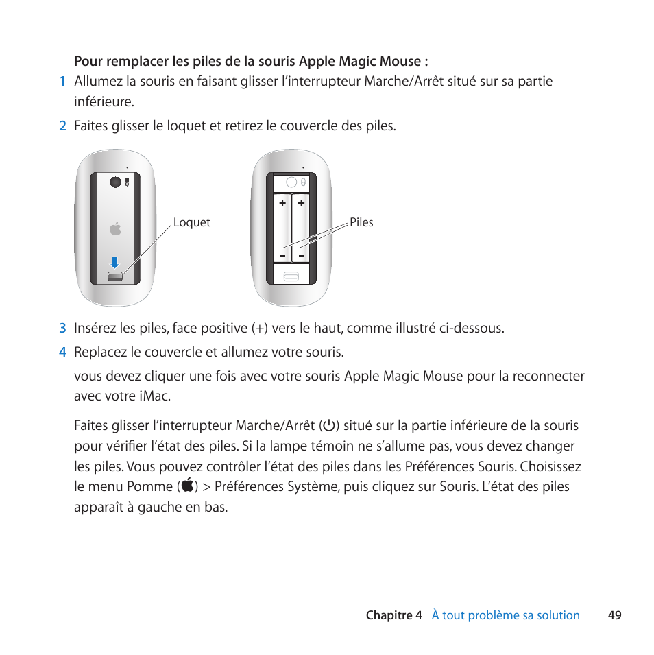 Apple iMac (21,5/27 pouces, mi-2010) Manuel d'utilisation | Page 49 / 81