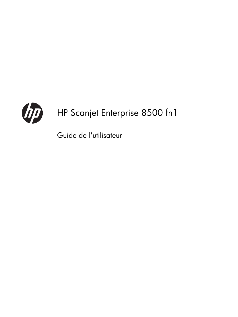 HP Station de travail de capture de document HP Scanjet Enterprise 8500 fn1 Manuel d'utilisation | Pages: 108