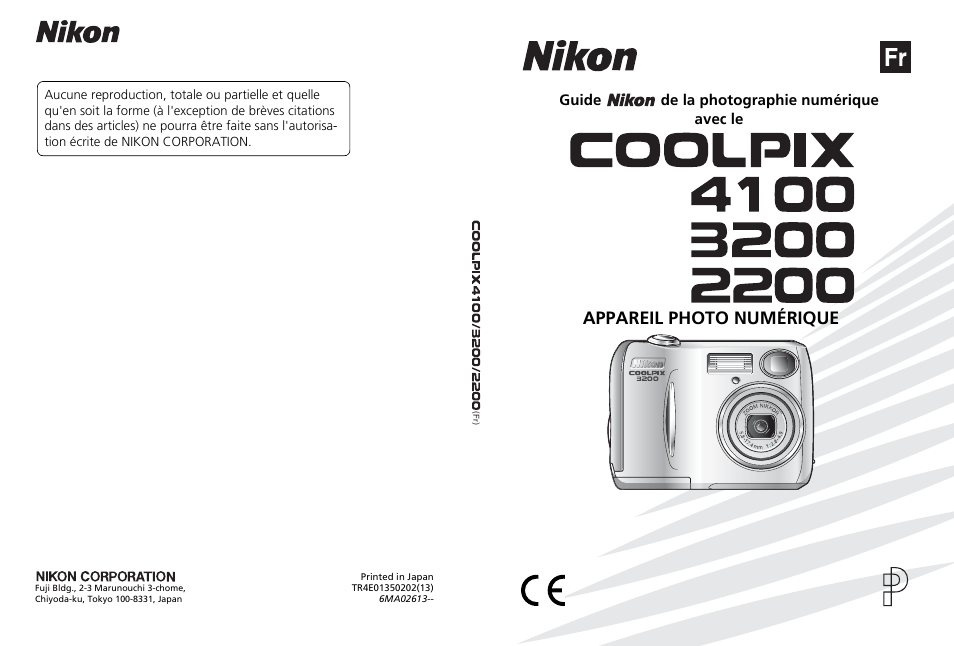 Nikon Coolpix 4100 Manuel d'utilisation | Pages: 120