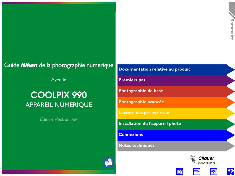 Nikon Coolpix 990 Manuel d'utilisation | Pages: 107
