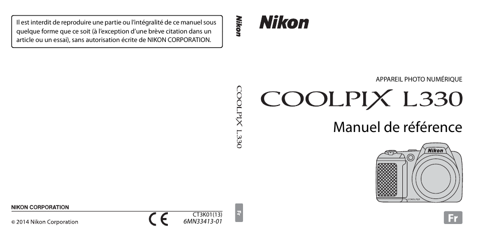 Nikon COOLPIX-L330 Manuel d'utilisation | Pages: 184