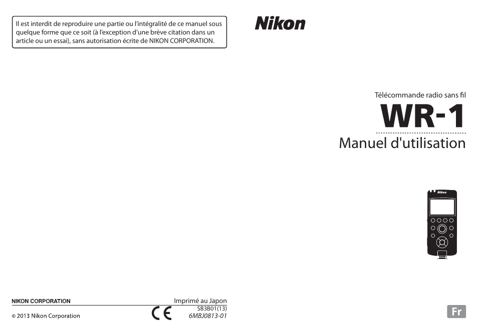 Nikon WR-1 Manuel d'utilisation | Pages: 40