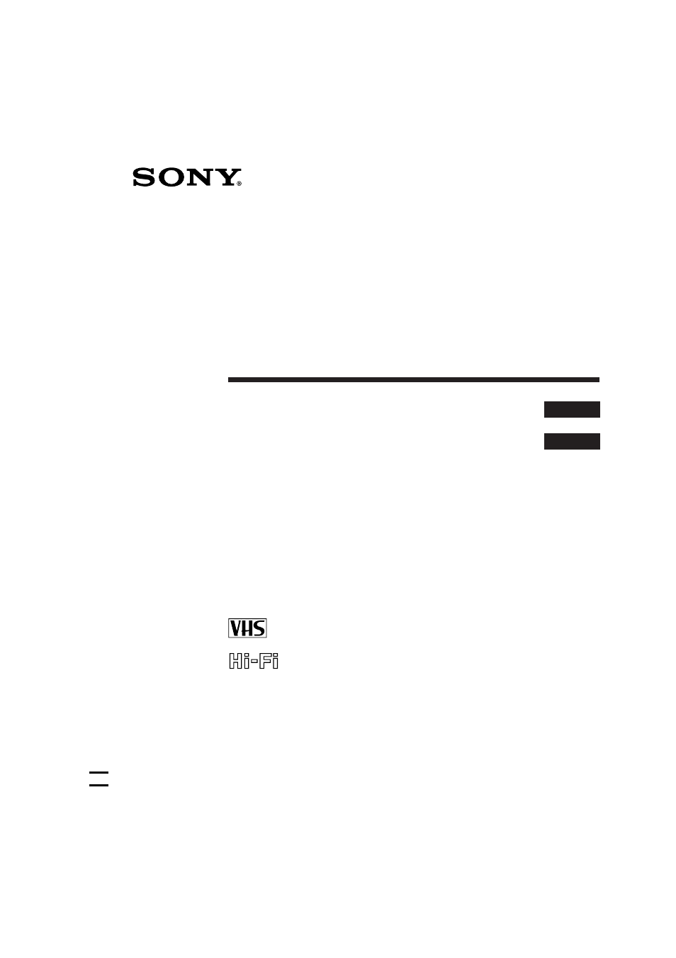 Sony SLV-675HF Manuel d'utilisation | Pages: 59