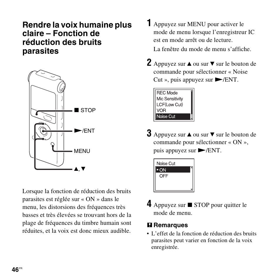Sony ICD-UX200 Manuel d'utilisation | Page 46 / 128