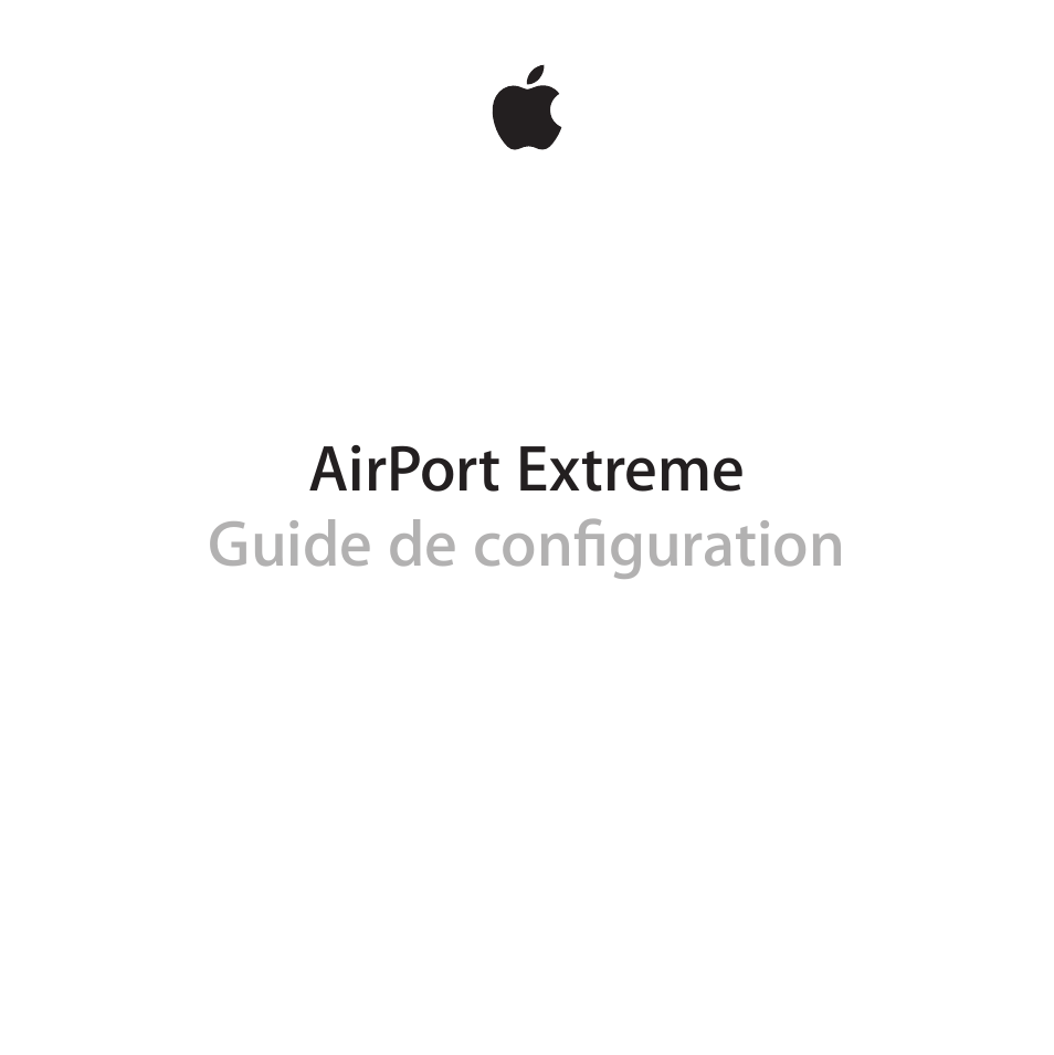 Apple AirPort Extreme 802.11n (5th Generation) Manuel d'utilisation | Pages: 48