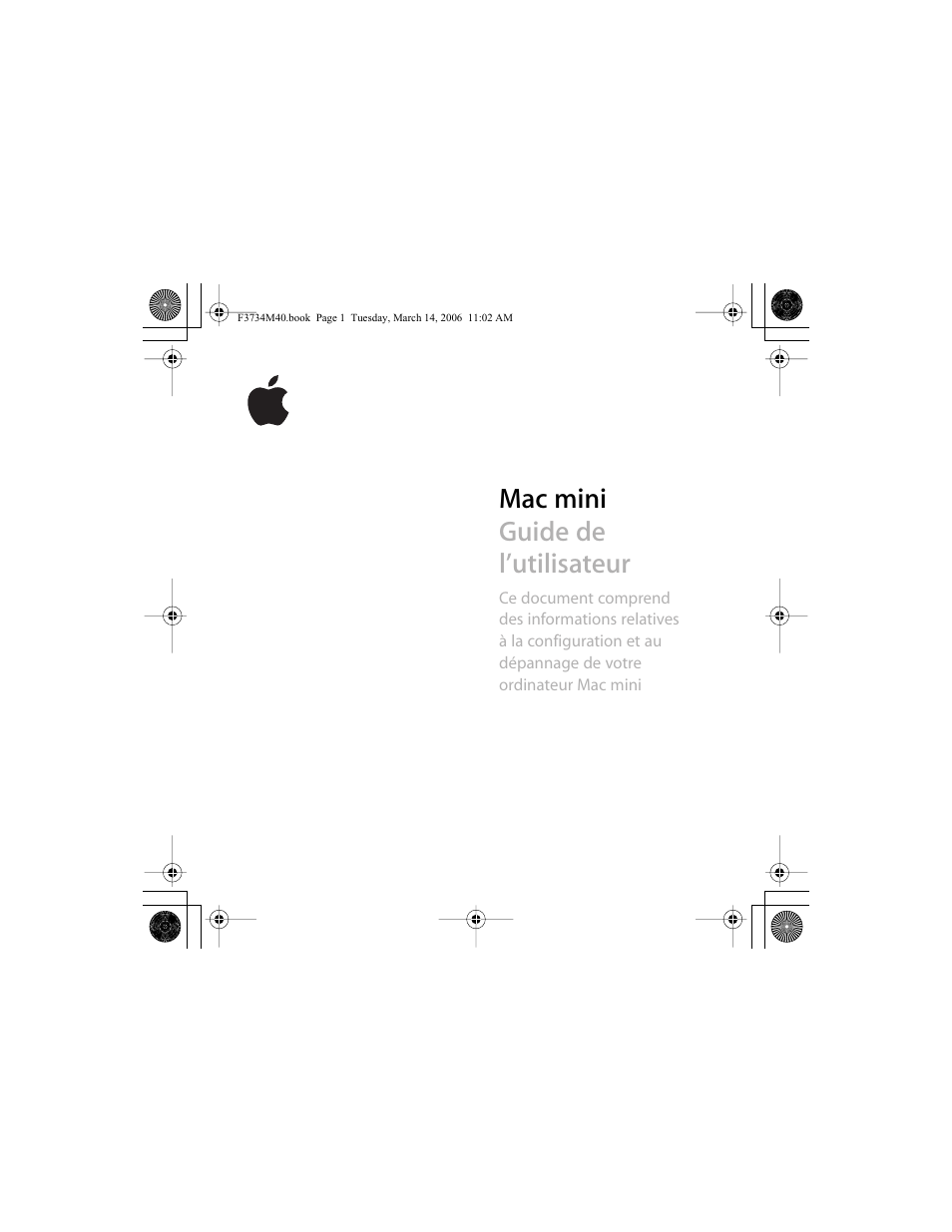 Apple Mac mini (Intel-based) Manuel d'utilisation | Pages: 92