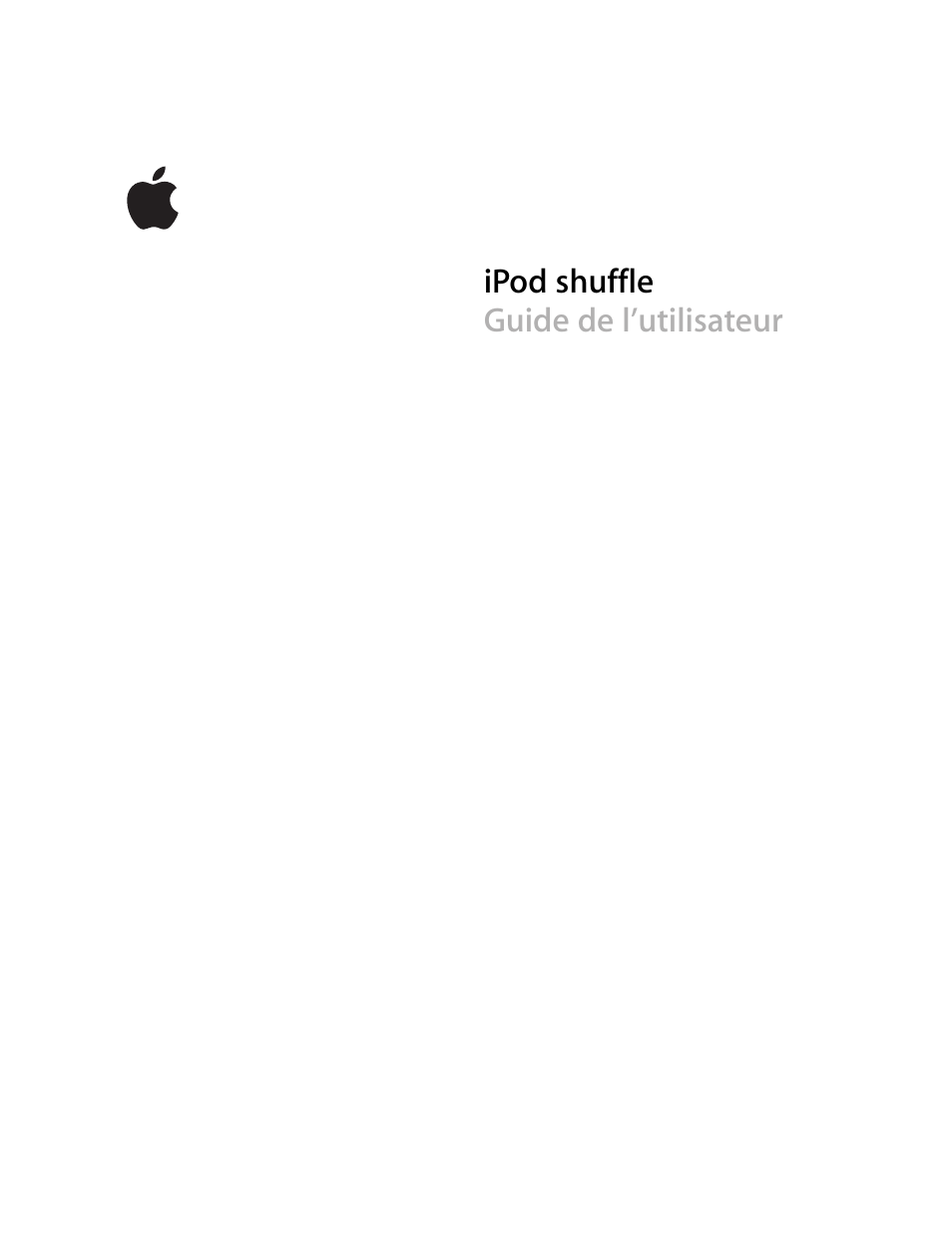 Apple iPod shuffle (3rd generation) Manuel d'utilisation | Pages: 45