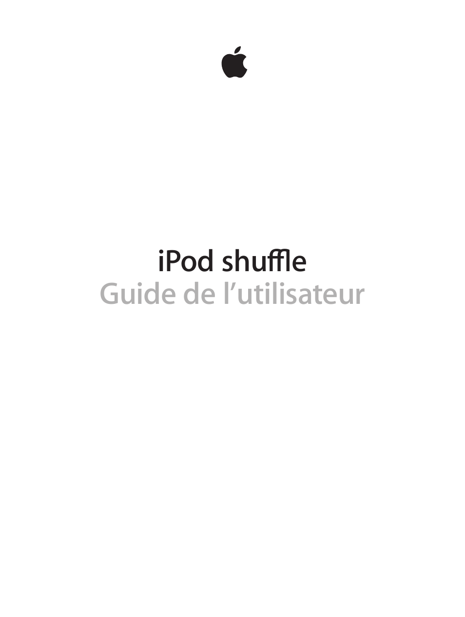 Apple iPod shuffle (4th generation) Manuel d'utilisation | Pages: 35