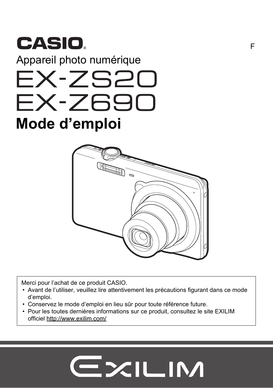 Casio EX-Z690 Manuel d'utilisation | Pages: 138