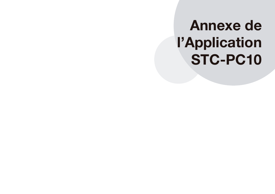 Annexe de l’application stc-pc10 | Casio STC-PC10 Manuel d'utilisation | Page 51 / 55
