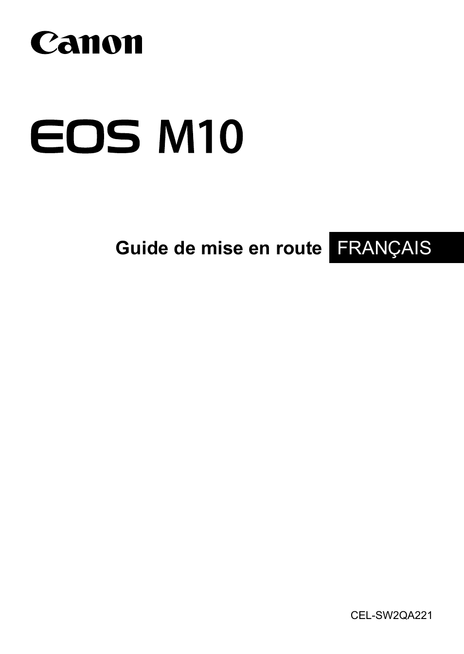Canon EOS M10 Manuel d'utilisation | Pages: 21