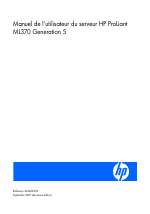 HP Serveur HP ProLiant ML370 G5