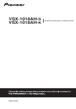 Pioneer VSX-1018AH-K