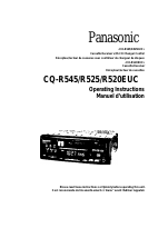 Panasonic Cassette Receiver with CD Changer Control CQ-R545