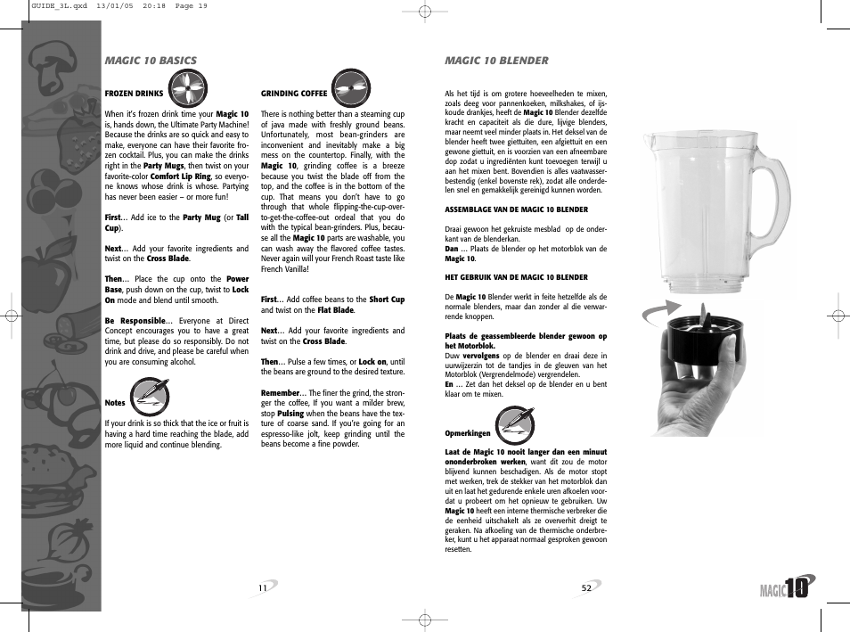 Magic Bullet Magic10 Manuel d