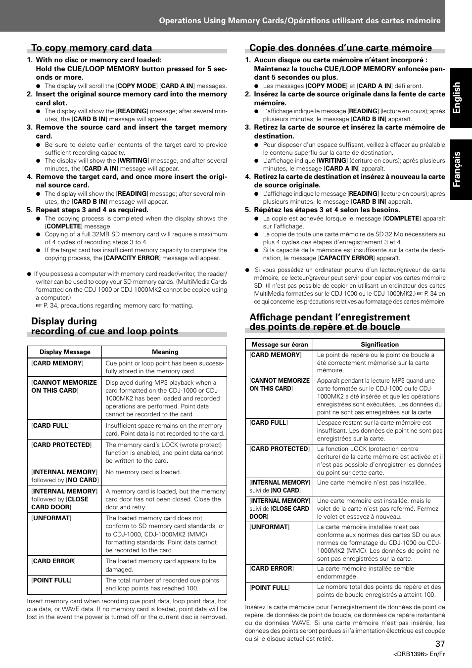 Pioneer Cdj 1000mk3 Manuel D Utilisation Page 37 40 Pioneer Cdj 1000mk3 Manuel D Utilisation Page 37 40