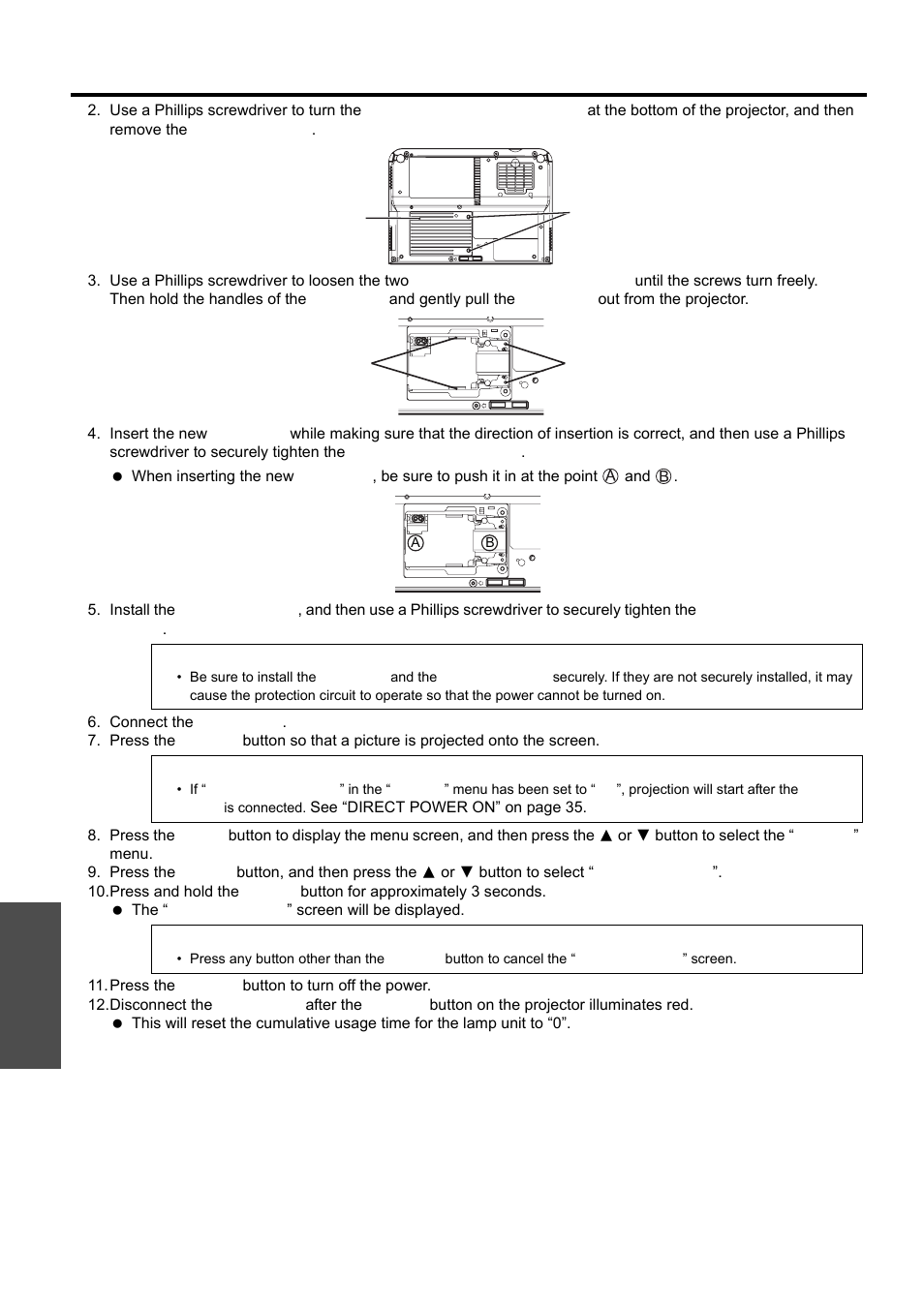 Nglish - 42, Care and replacement, Maintenance | Panasonic PT-LB51SU Manuel d'utilisation | Page 42 / 62