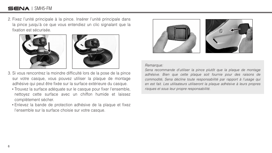 Sena Bluetooth SMH5FM v1.3 User