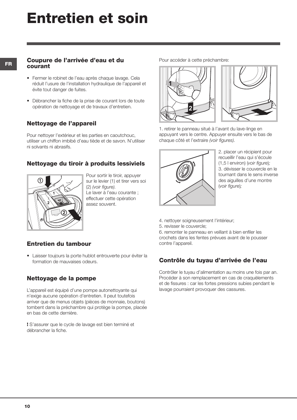 Lave linge Hotpoint Ariston Aqualtis 11 Kg Notice