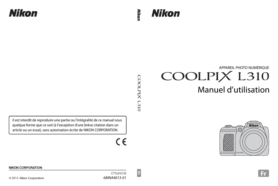 Nikon COOLPIXL310 Manuel d'utilisation Pages 164 Mode Original