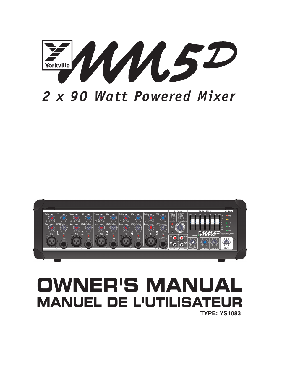 yorkville mm4d powered mixer