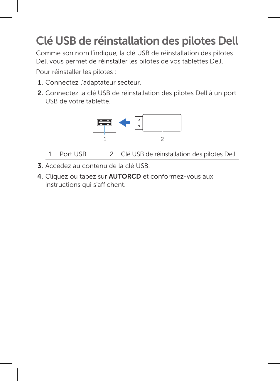 Dell Venue 11 Pro (5130-32Bit) Manuel d'utilisation | Pages: 1