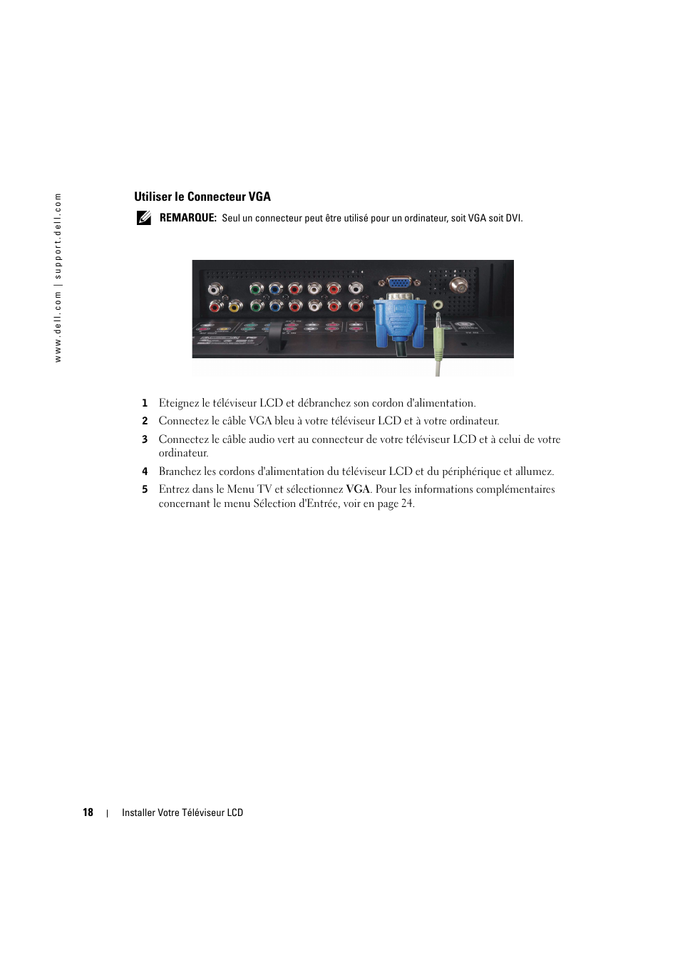 Dell LCD TV W2606C Manuel d'utilisation | Page 18 / 60