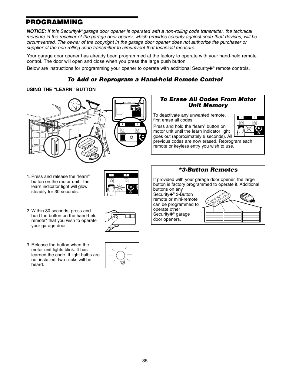 How To Clear Codes On Chamberlain Garage Door Opener Remote - Garage