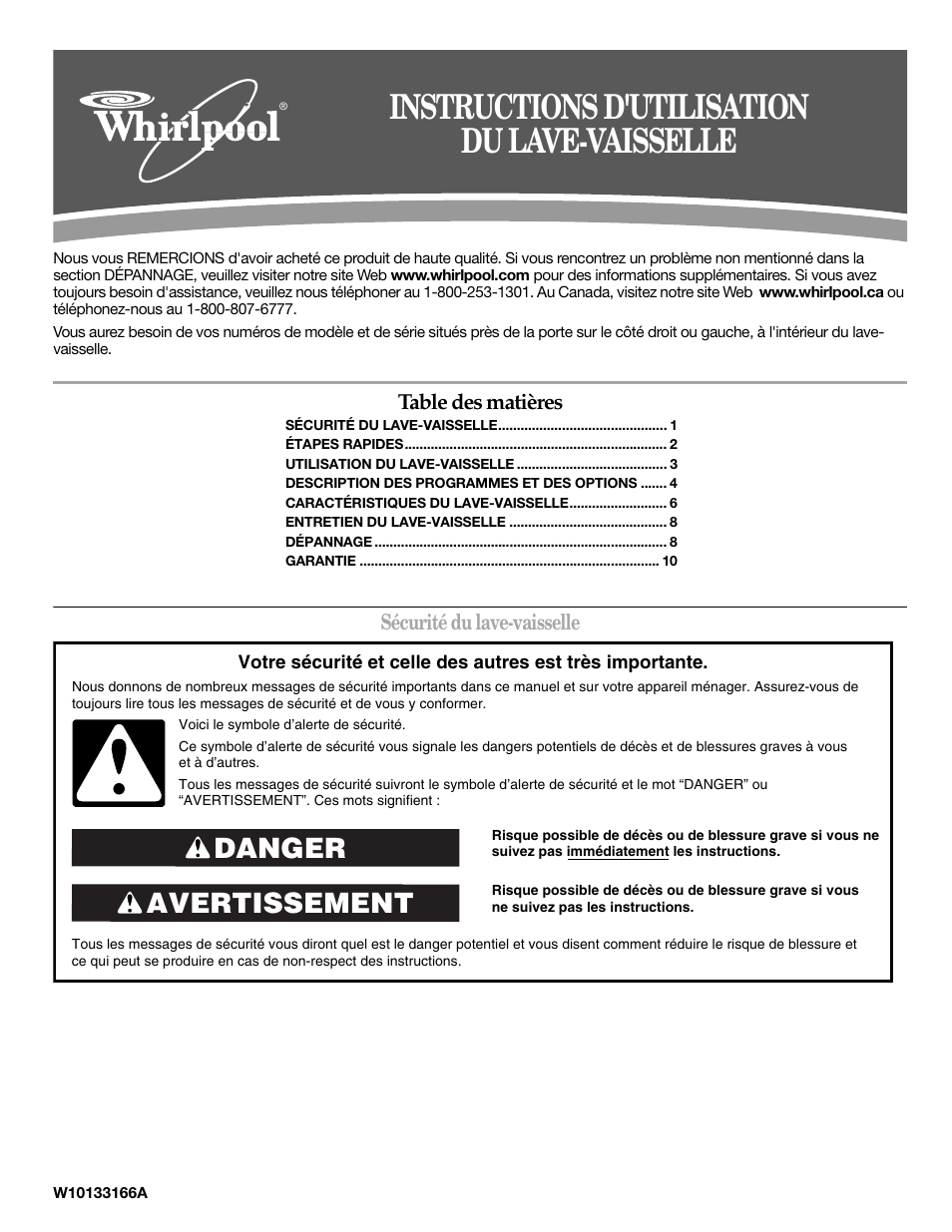 Whirlpool Quiet Partner Iii User Manual