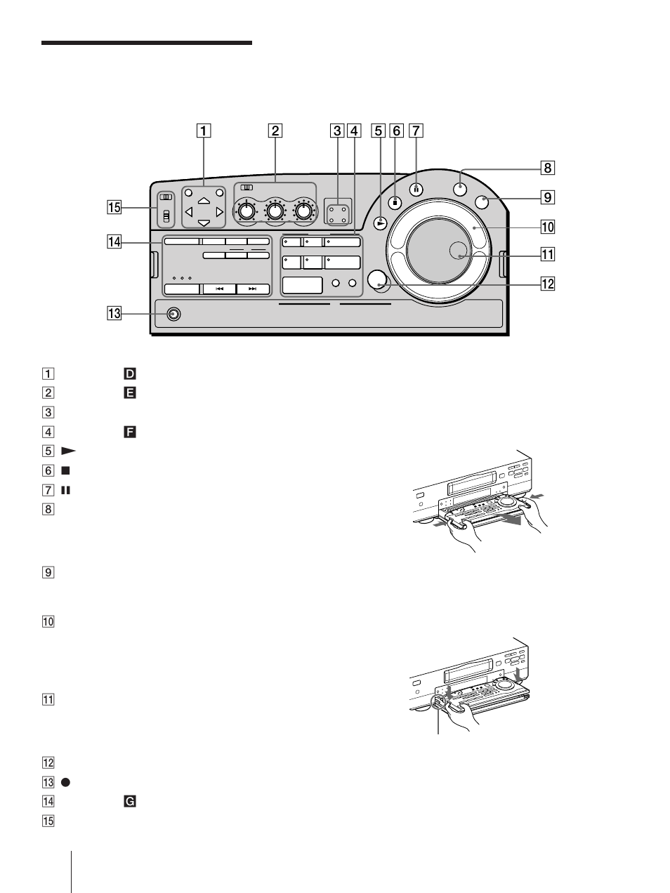 Sony DSR-30P Manuel d'utilisation | Page 10 / 124