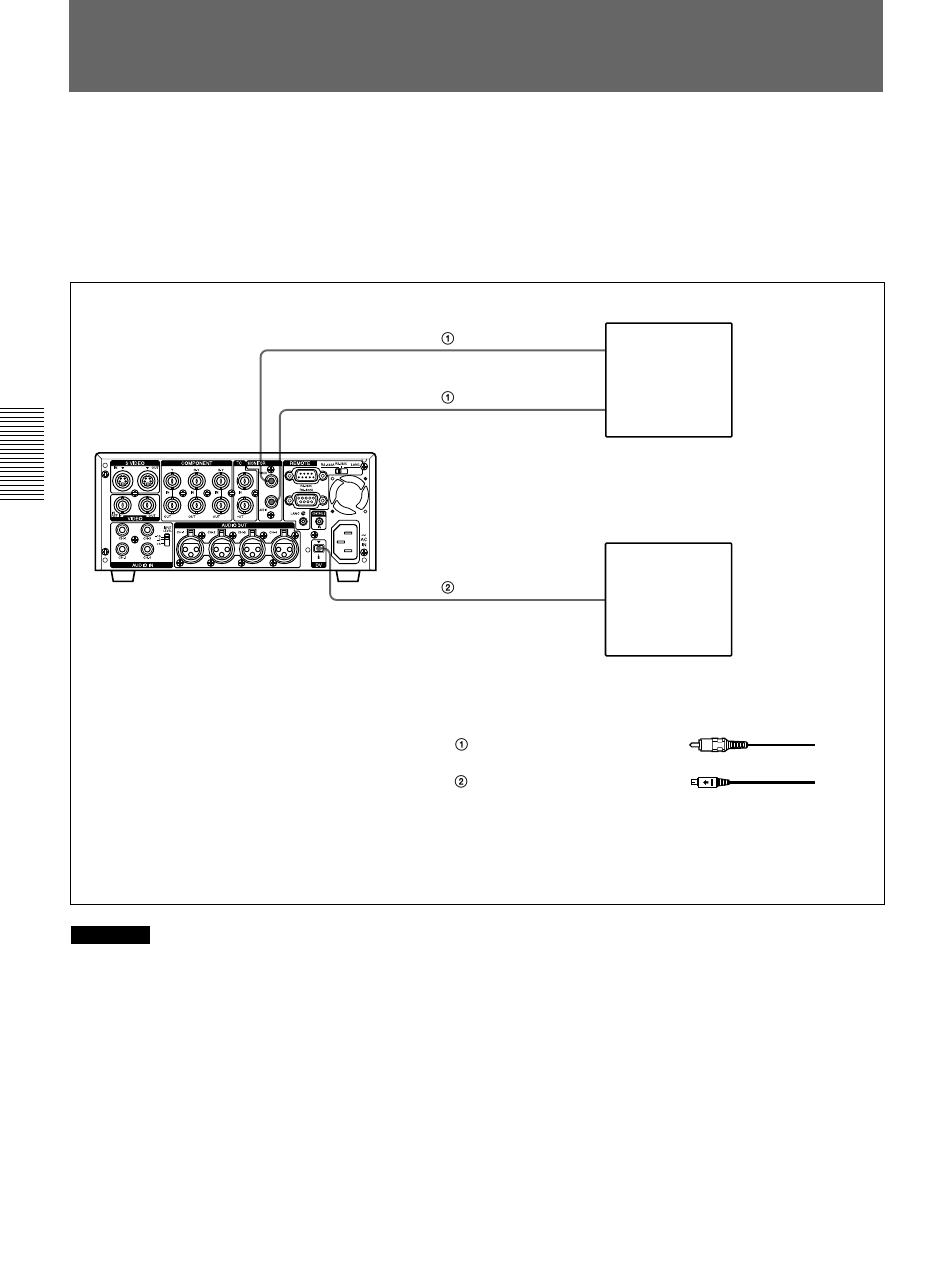 Raccordements du montage non linéaire numérique | Sony DSR-45/45P Manuel d'utilisation | Page 156 / 220