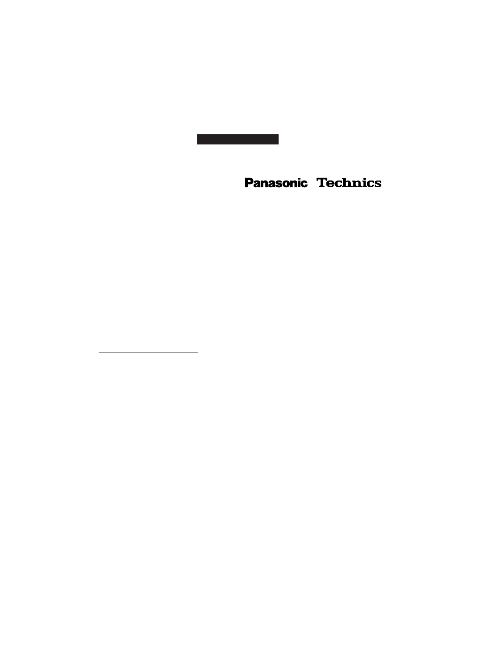 Certificat de garantie de, Accessoires audio | Panasonic RP-SP1000 Manuel d'utilisation | Page 8 / 8