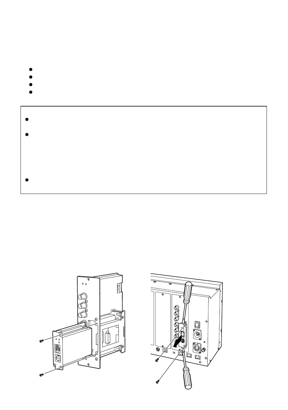 Insertion d'une plaque vendue separement, Insertion d’une plaque vendue séparément | Panasonic AW-PB605P Manuel d'utilisation | Page 13 / 16