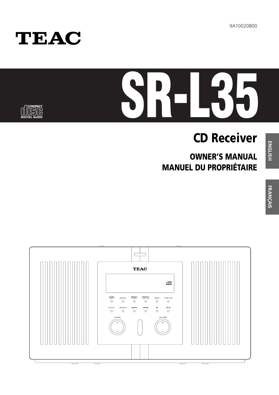 Teac SR-L35CD Manuel d'utilisation | Pages: 40