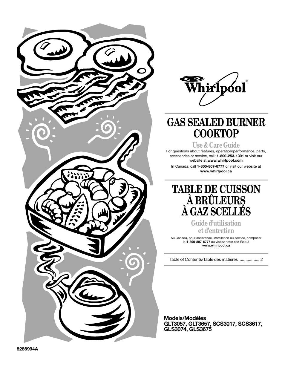 Whirlpool GLS3675 Manuel d'utilisation | Pages: 24